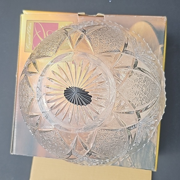 STUDIOS CRYSTAL CLEAR SCALLOPED TOP BOWL 6.5" JAPAN - Picture 3 of 8